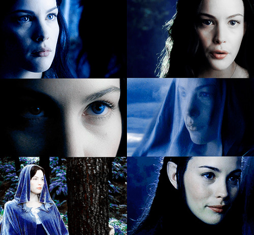 arwvn: For I am the daughter of Elrond. I shall not go with him when he departs to the Havens: for m