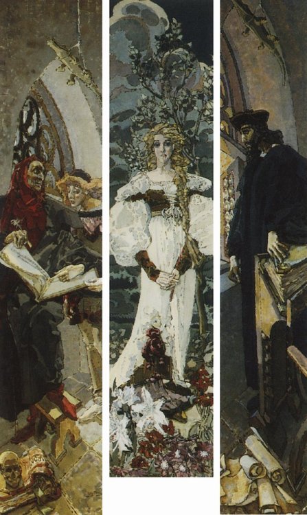 mikhail-vrubel:Faust, 1896, Mikhail VrubelMedium: oil,canvas
