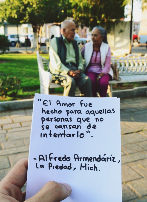 14 de Febrero del 2017 “El Amor fue hecho para aquellas personas que no se cansan de intentarlo”.- A