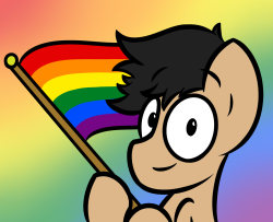 ask-the-unnamed-pony:  We did it!Hooray for