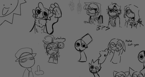 Random Drawings With Friends --> @nonsensicallyhere And @filec5also Hi!! Im Actually Alive For Once