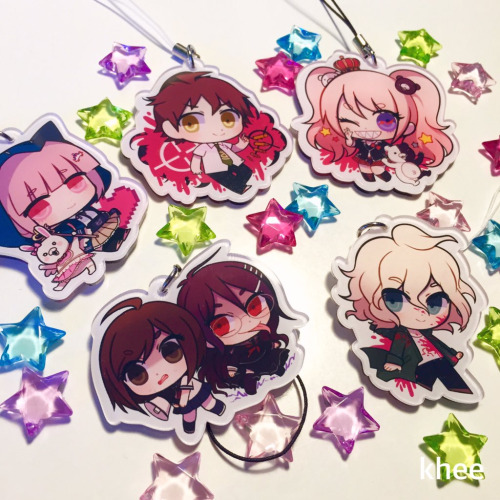 cactuskhee: ✦ Ready for Pre-Orders! ✦  DANGAN RONPA CHARMS [DR/SDR2/DR:AE/DR3/NDRV3] ARE UP FOR PRE-