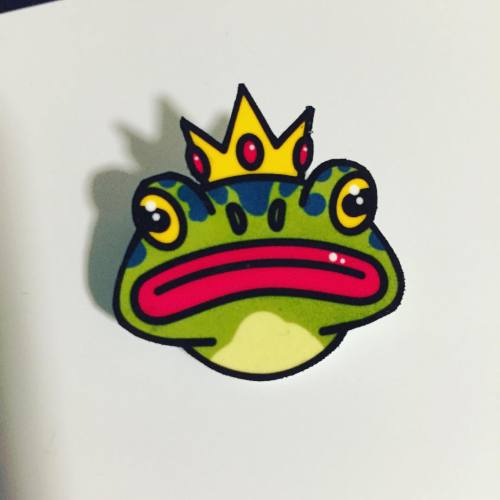 #KingFrog #badge #craft #illustration #graphicdesign