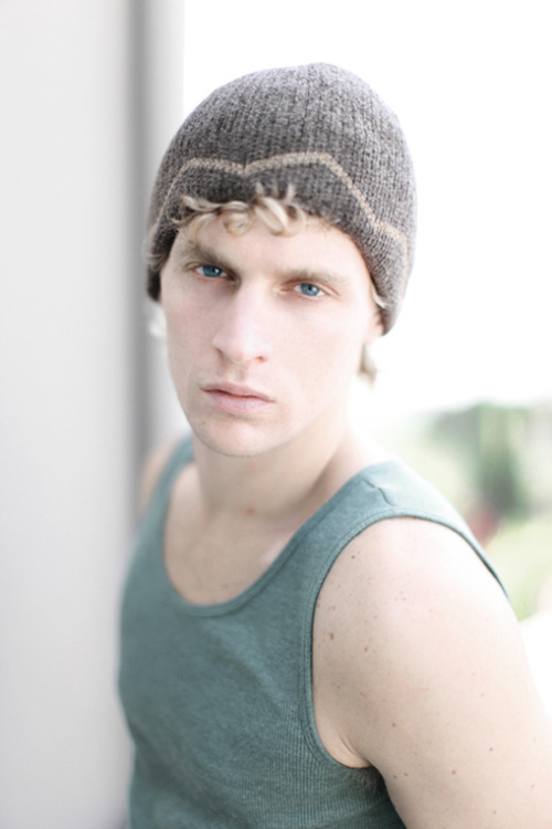 Knit Inspiration: Unknown. Knit your man a nice hat on windy days, or just knit one up for yourself.