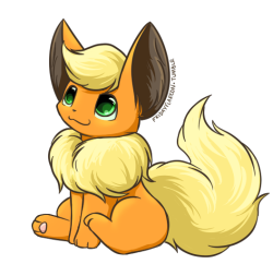 fridayflareon:chibi poof ^w^