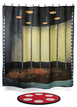 blktauna:  tzikeh:  Transporter room shower curtain and bath mat. I am dead. (For sale here.)  *grabby hands*