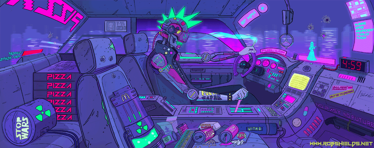 sinnephi: coolpops:  Gif Art Time:  Rob Shields // Follow Artist on Tumblr // Twitter