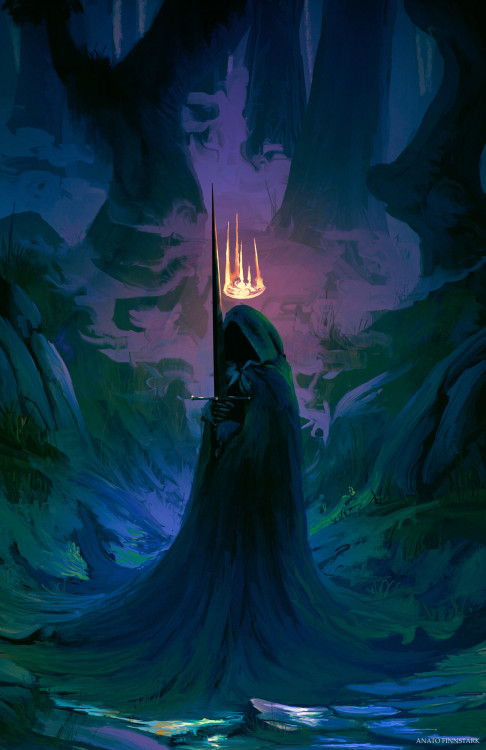 anato-finnstark:Nazgûl 6 ( lotr )Made with the new version of procreate, very very interesting