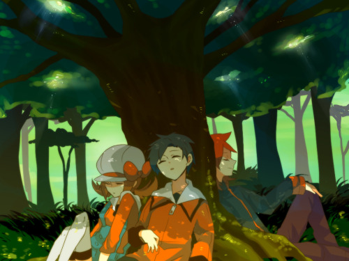  Pixiv : ***  Youtube video : 【手描き】ＰＯＫＥっと！【キャラ崩壊】           