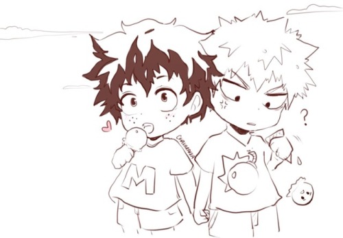 chakarakka:I’m sorry Bakugou but only good boys get to eat their ice cream. 