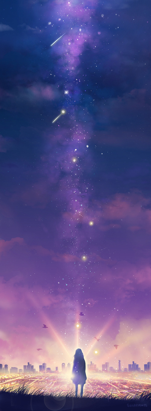 sugarmint-dreams:   Look beyond the stars. 