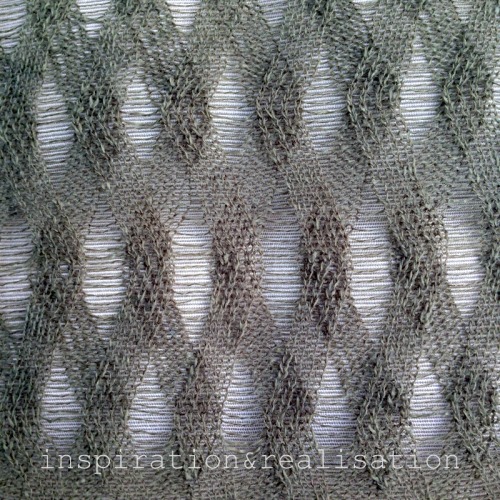 DIY Machine Knit Lace Scarf Tutorial from inspiration & realisation. A short description from Do