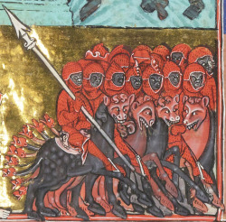 discardingimages:  army of darkness Apocalypse, Belgium ca. 1313 BnF, Français 13096, fol. 28r 