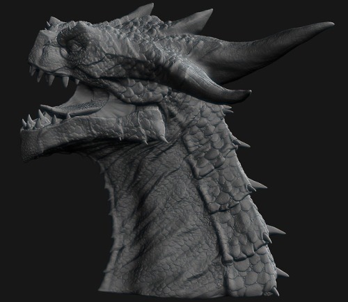 Dragon Head 3D Printing Project - WIP Update 1 - Updating the SculptureReworked a lot of my old drag