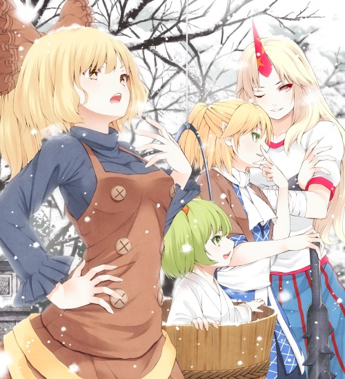 zan66:  「旧地獄街道妖怪組」/「美駒　沙名希(更新率控えめ)」のイラスト [pixiv]