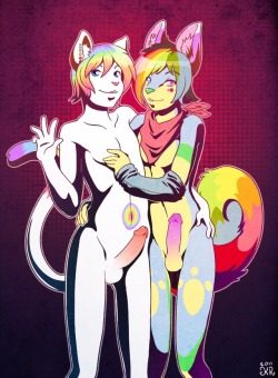 furryporn880:Rainbow fembois part 2