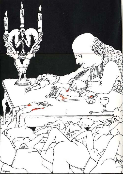 Marquis de Sade by Tomi Ungerer