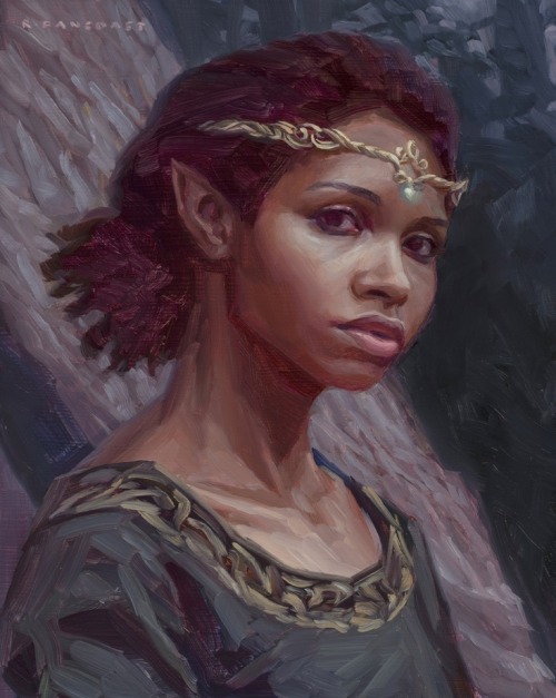 char-portraits:Elven Queen by Ryan Pancoast