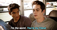 drunkstiles:  TEEN WOLF 3A GAG REEL  Throw your hands up! Stick your claws out! 