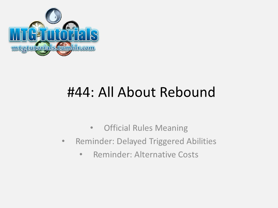 Meaning on the rebound 7 Things