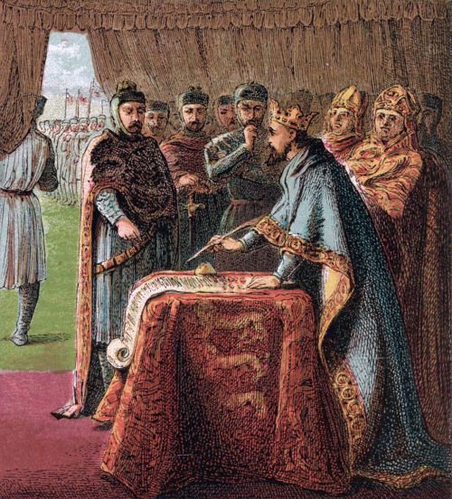 Today marks the 800th anniversary of the day that King John affixed his seal to Magna Carta at Runny