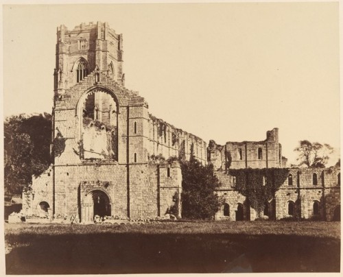 met-photos: Fountains Abbey. General Western Front by Joseph Cundall, Metropolitan Museum of Art: Ph