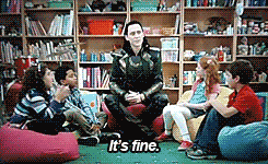 tomception:  Tom Hiddleston dressed as Loki on Comedy Central x 