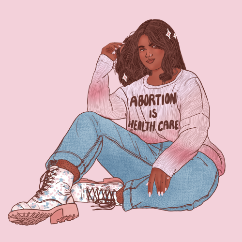 Abortion is health care.Art by Liberal Jane