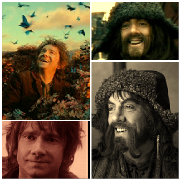 Some poorly put together pics featuring Bilbo and Bofur!!