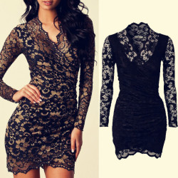 msfairyfashion:  FREE SHIPPING lace dress