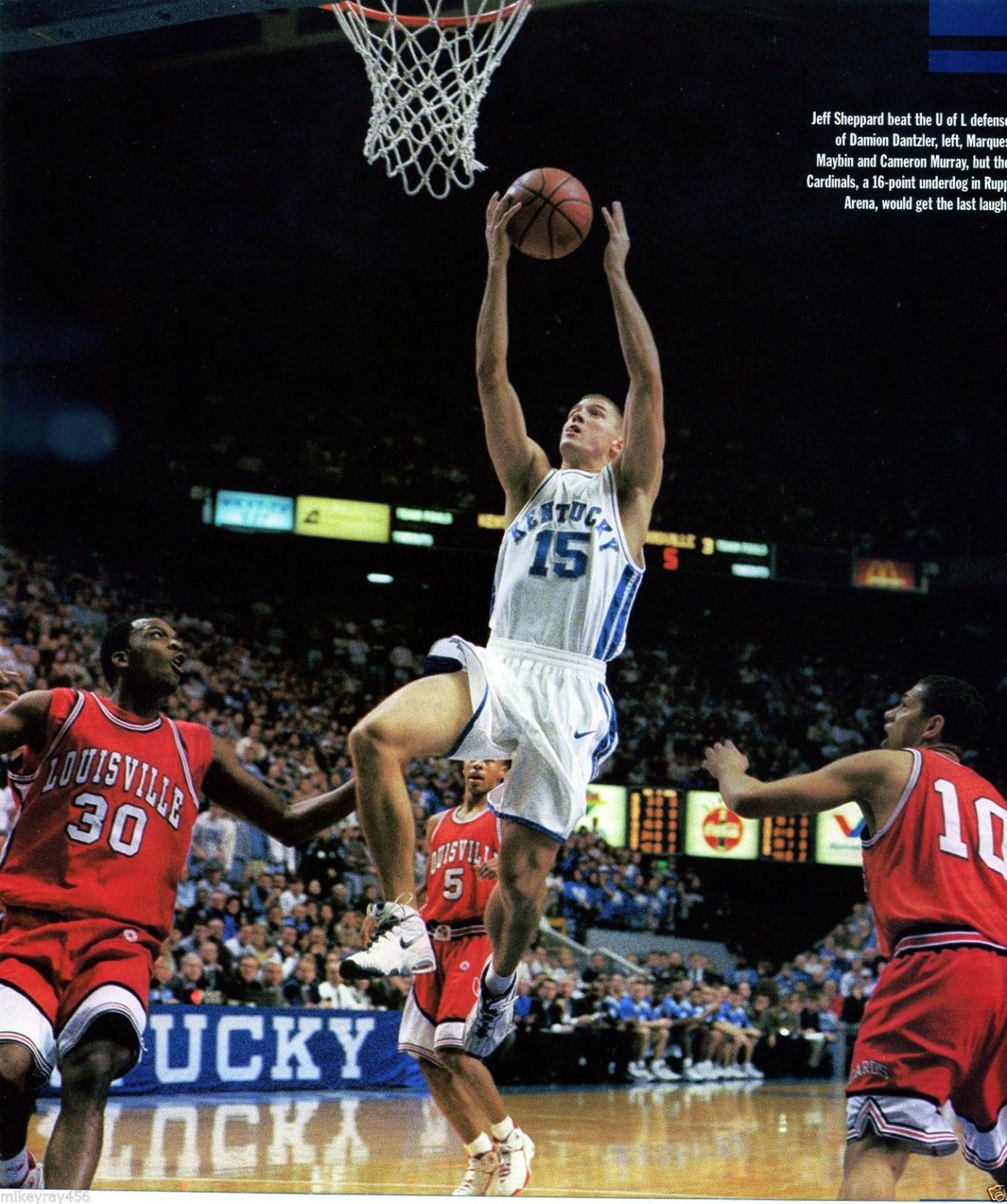 In honor of Kentucky playing or the NCAA Div. 1 National title against U Conn tonight,