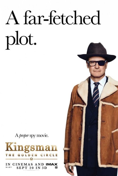 posterview:New Kingsman The Golden Circle Character Posters