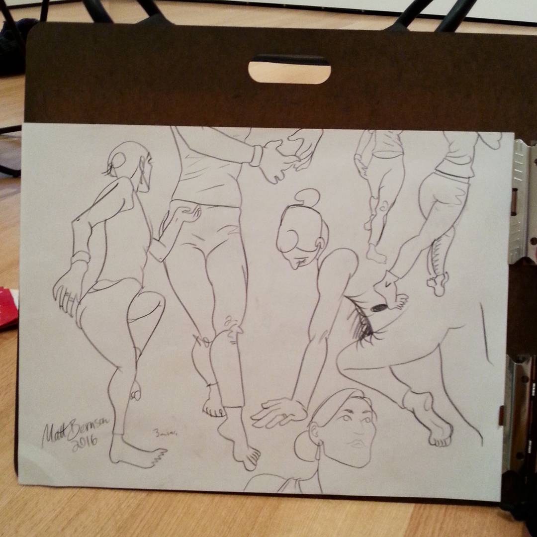 Figure drawing at the MFA!  Always great. Thanks Natalia! #art #drawing #figuredrawing