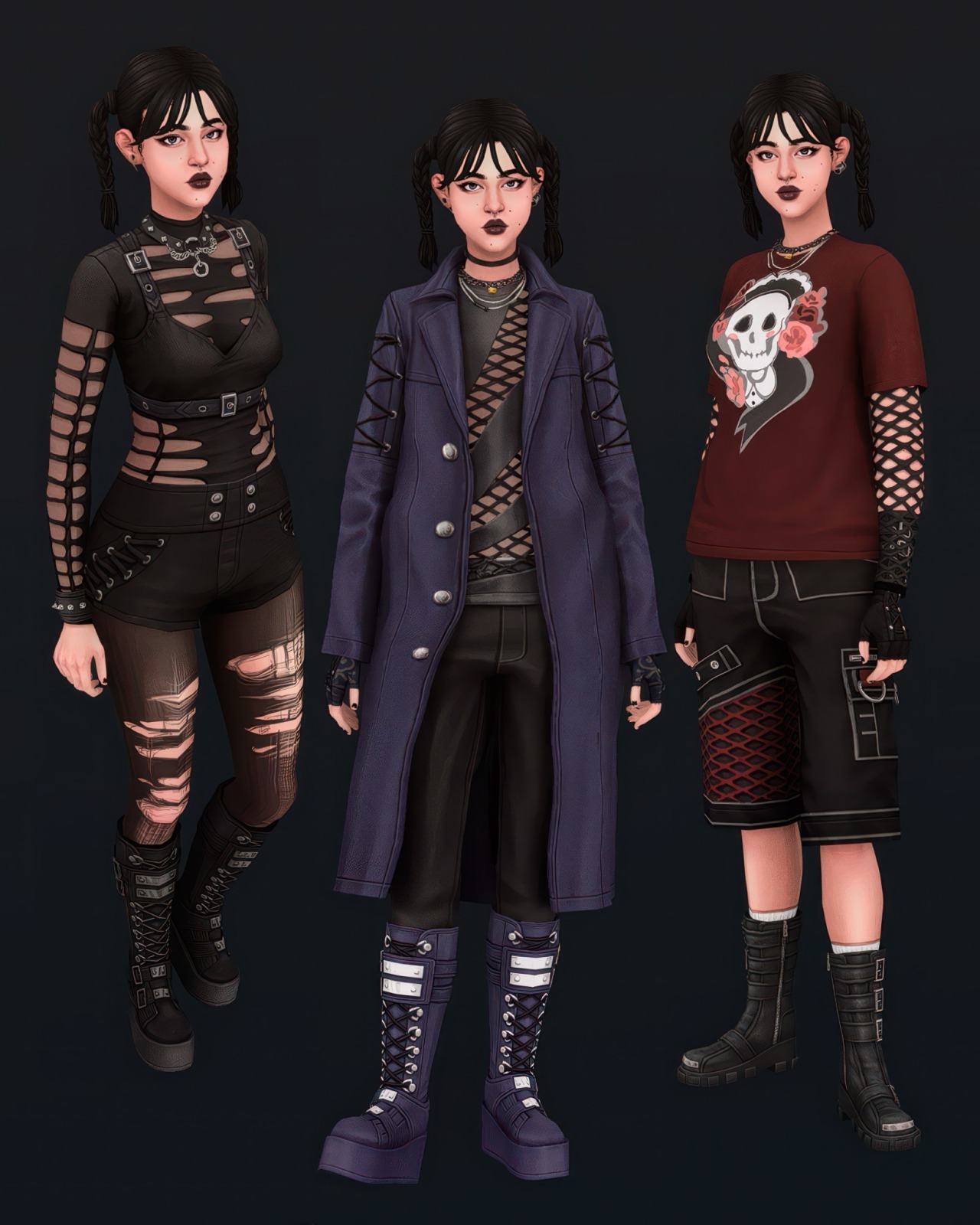 mwvwv-sims on Tumblr: goth galore kit 🖤