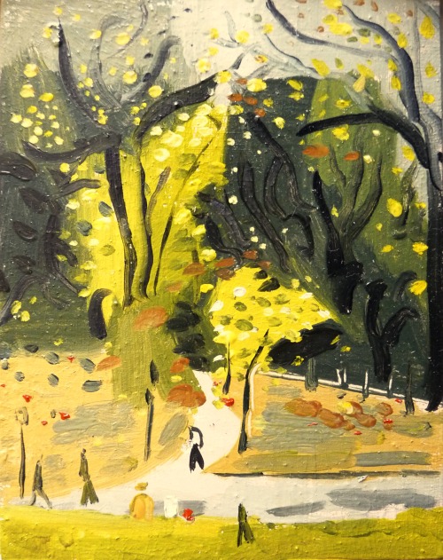 tadeuszderegowski:Central Park, N.Y., Autumn