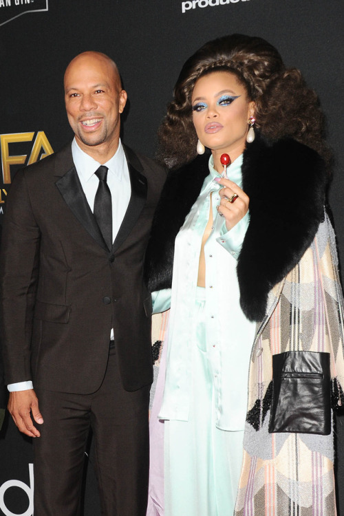 Common and Andra Day attend the 21st Annual Hollywood Film Awards at The Beverly Hilton Hotel on Nov