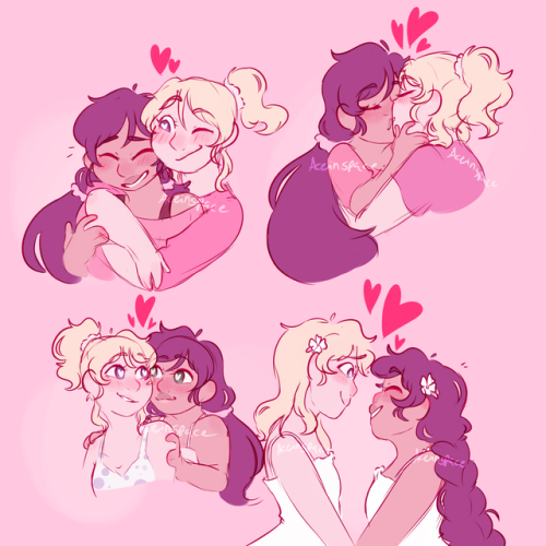 lesbiannnozomi:I made a nozoeli playlist and it makes me very very soft