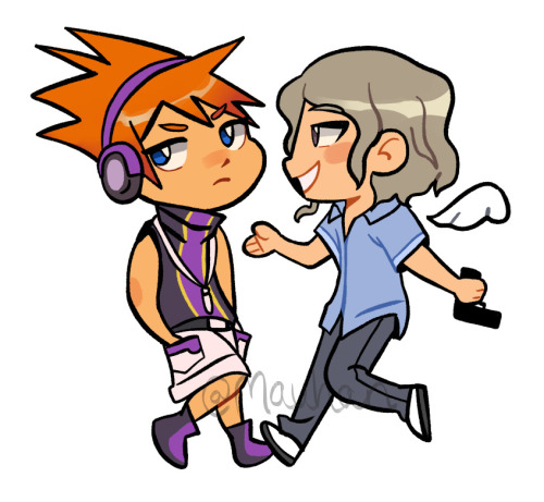 my silly little twewy/ntwewy joshneku chibis :,) i will have these as charms at AX (table D47)!