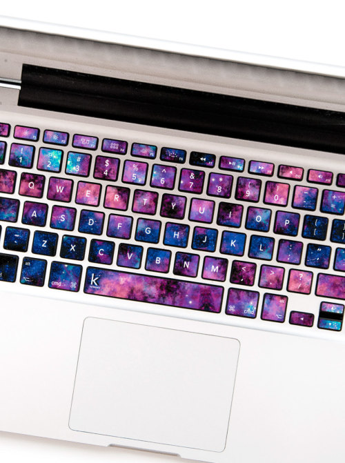 wnq-writers:  culturenlifestyle:Beautiful Nebula Inspired Keyboard Decals Polish design studio Keyshortscreates amazingly beautiful and high quality decal keyboard tickets, laptop trackpad decals and skins for your phone, laptop and tablet. Last week,
