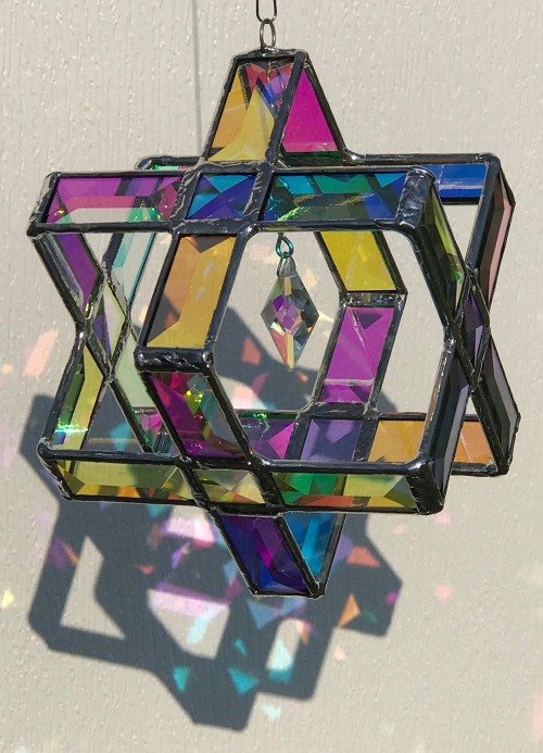 sosuperawesome:Stained Glass SculpturesAmy Povinelli on Etsy