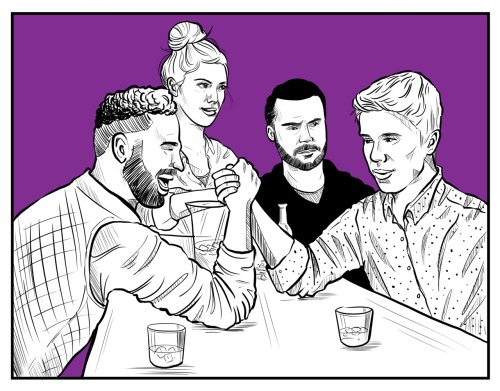 Check Out My Drawing For The Latest Chapter Of @stulot’s Fic Based On @bisexualsugden’s Headcannons.