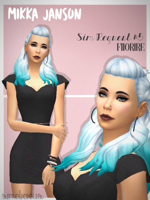 Sim Request 5 ^.^Hey everybody! Here is the fifth sim from my sim request post! I hope you enjoy you