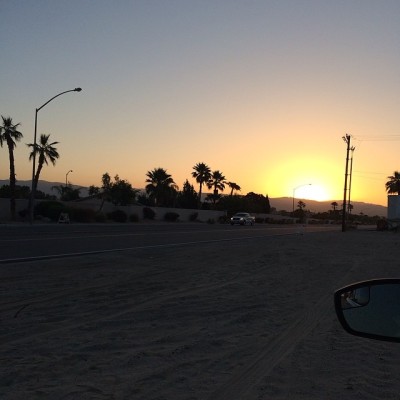 sunrise! (在 Coachella Valley)