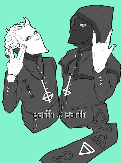 chinpi1104:earth＆earthBoth are cool and cute!!