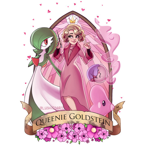 Pottermon: Queenie Goldstein She has:Gardevoir as a “pretty girl” psychic Pokemon (I wan