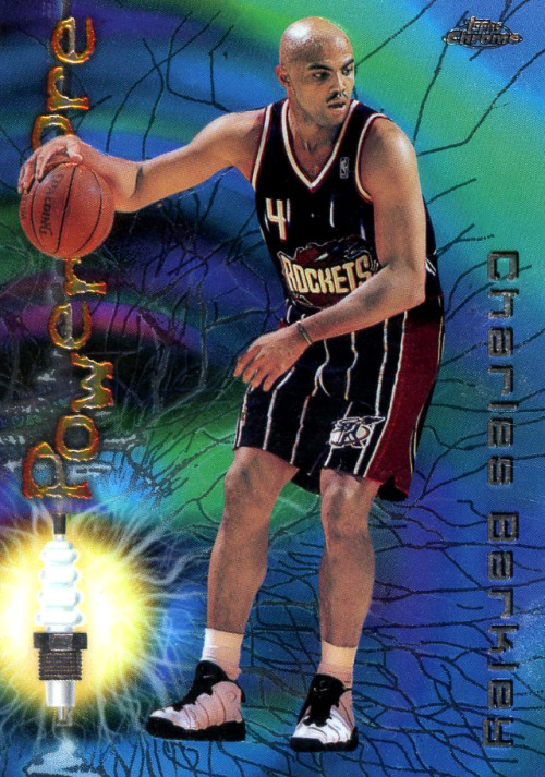 kicksoncards:  Charles Barkley - Nike Air Much Uptempo PE  Doppeee kicks..and the player wasn’t to Bad either…shut up and jam..