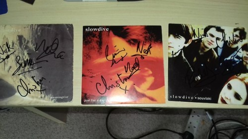 SLOWIDVE - Signed CD Covers 