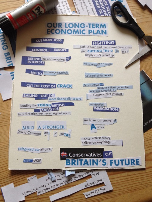 nofreddyisthebest:So we got these leaflets for the South East of England to vote Conservative in the