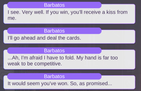 No Thoughts, Head Empty: Just That Thing Barbatos Does Where He Rigs Games Of Chance For Mc