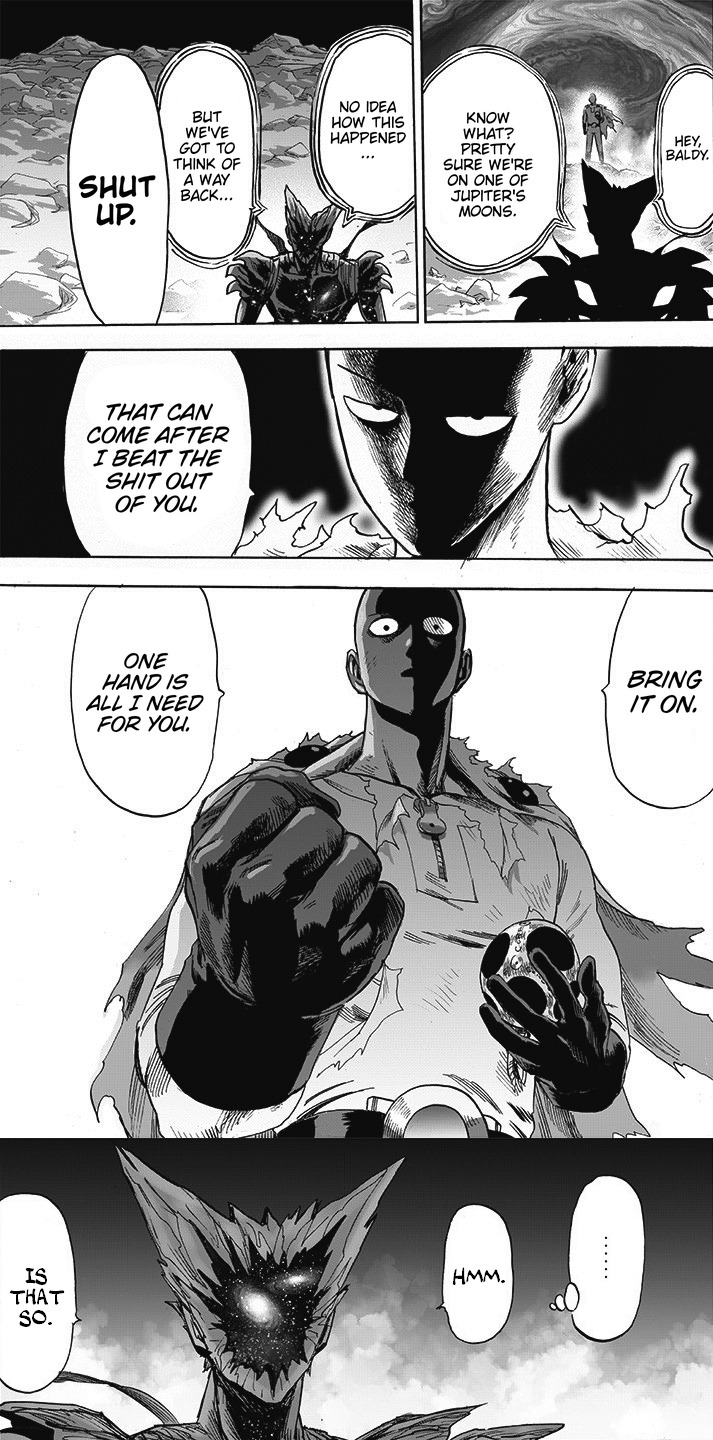 This is what would've happened If Cosmic Garou accepted the power from god  fully… : r/OnePunchMan